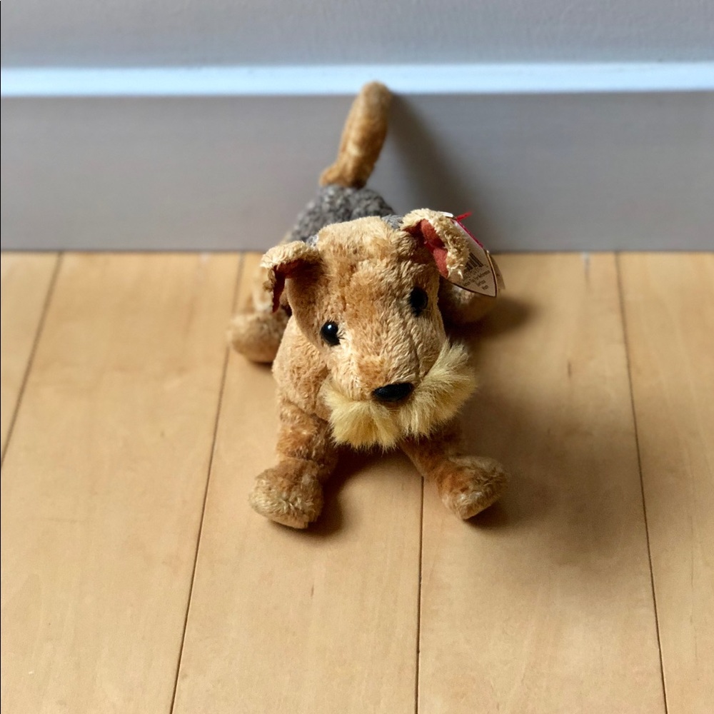 TY Beanie Baby Whiskers the Dog  